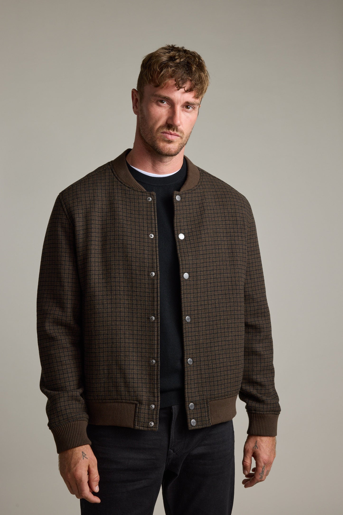 Leland Wool Bomber Jacket
