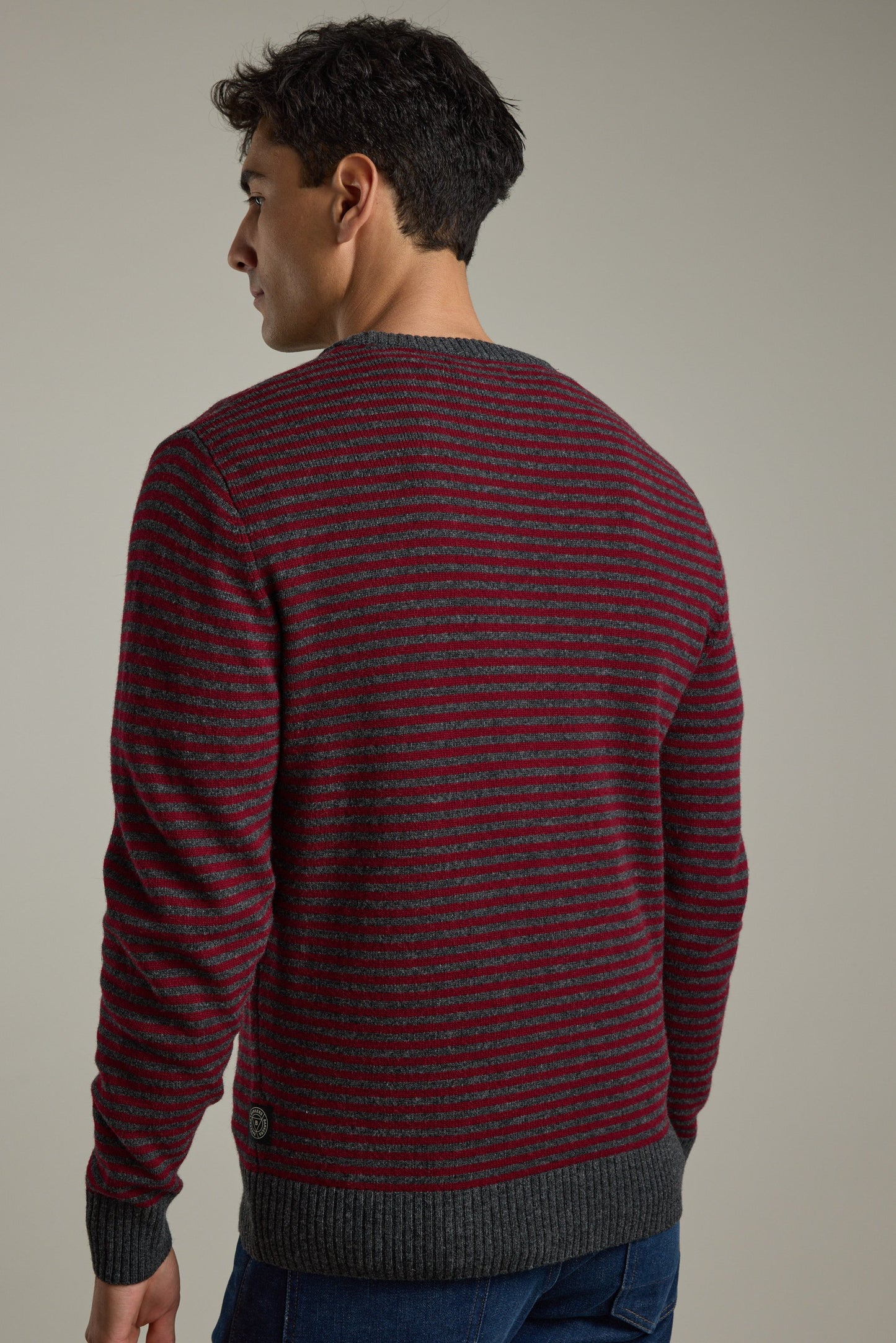 Thornley Stripe Merino Crew