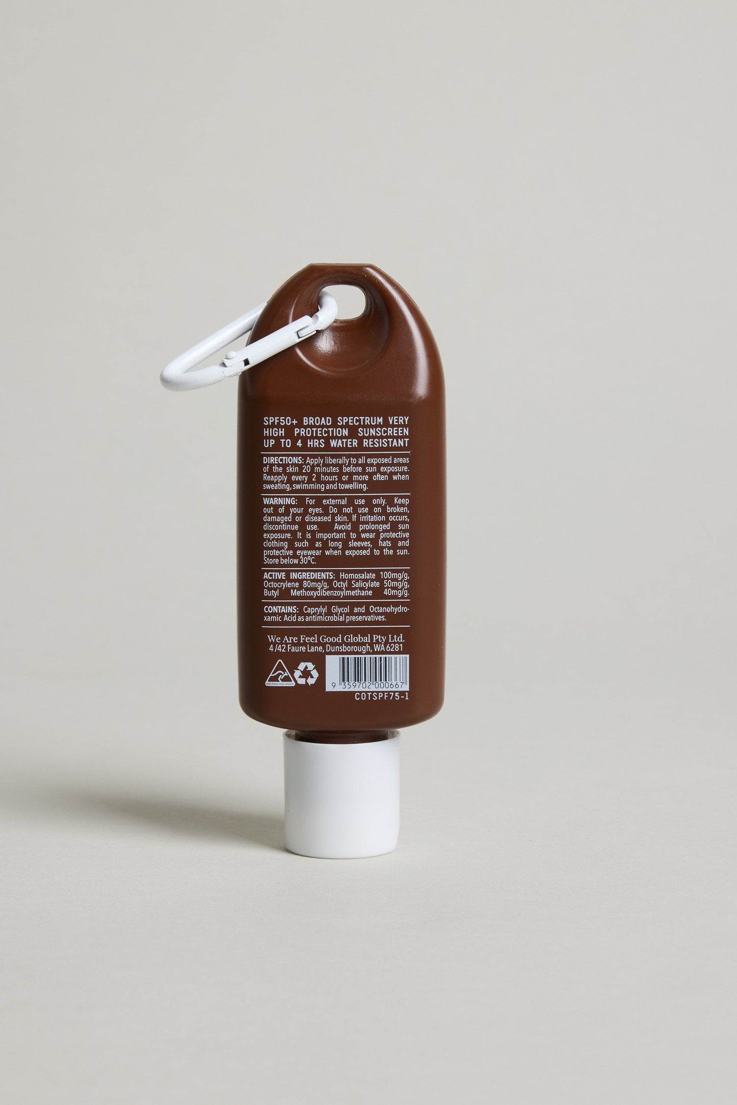 Coconut Sunscreen Lotion SPF50+ 75ml (Traveller)