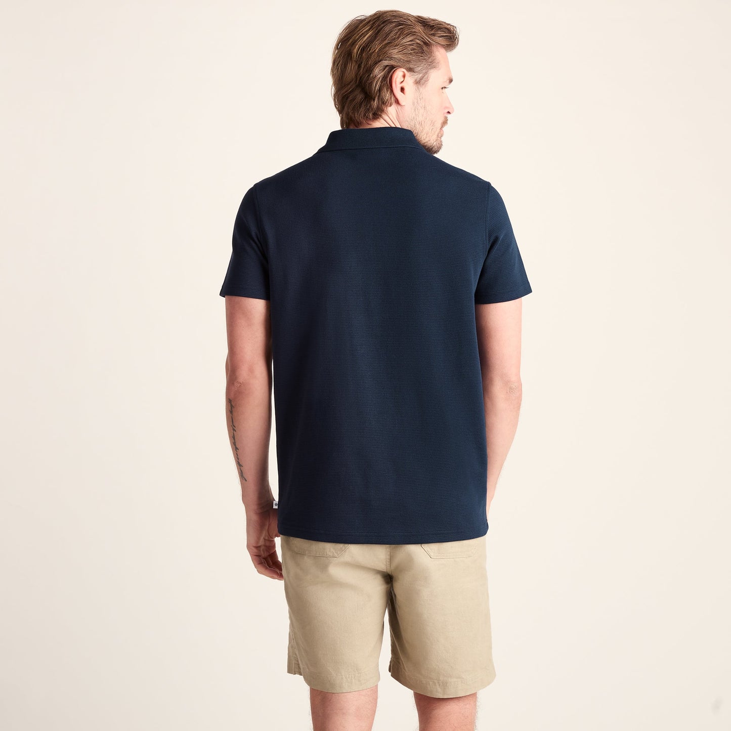 Zaden Mens Polo Shirt - Dark Indigo