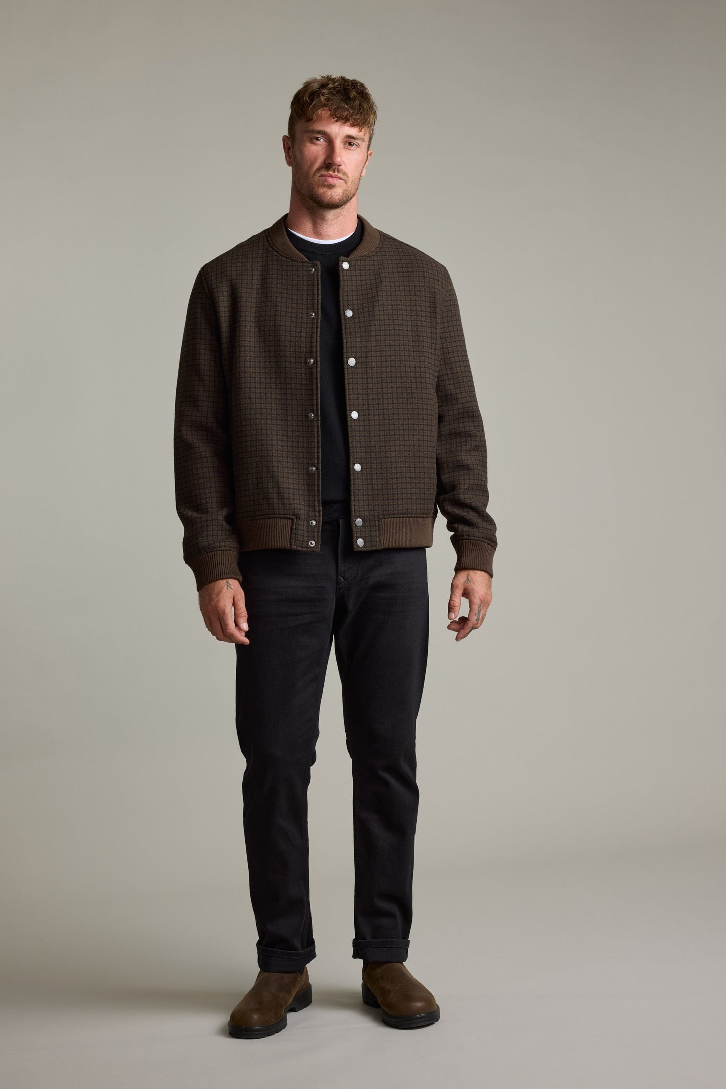 Leland Wool Bomber Jacket