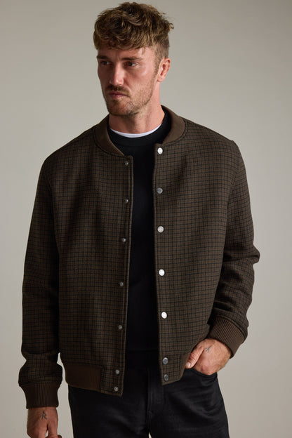 Leland Wool Bomber Jacket