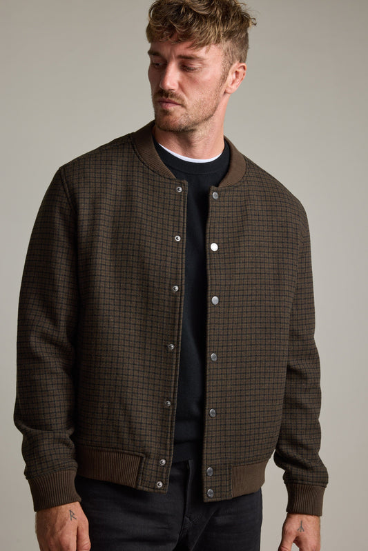 Leland Wool Bomber Jacket