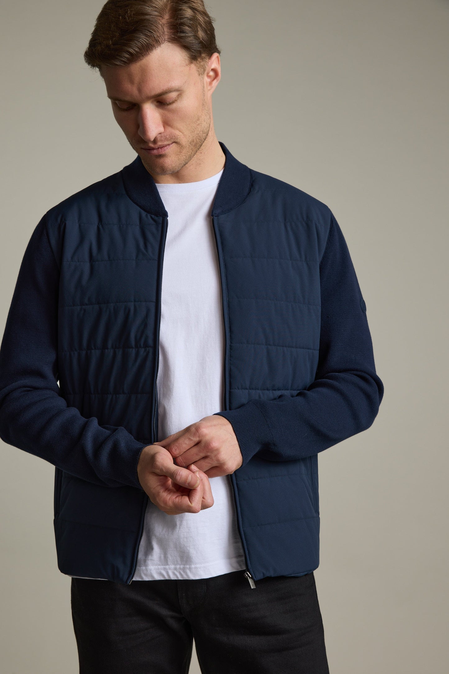 Latham Quilted Bomber Jacket