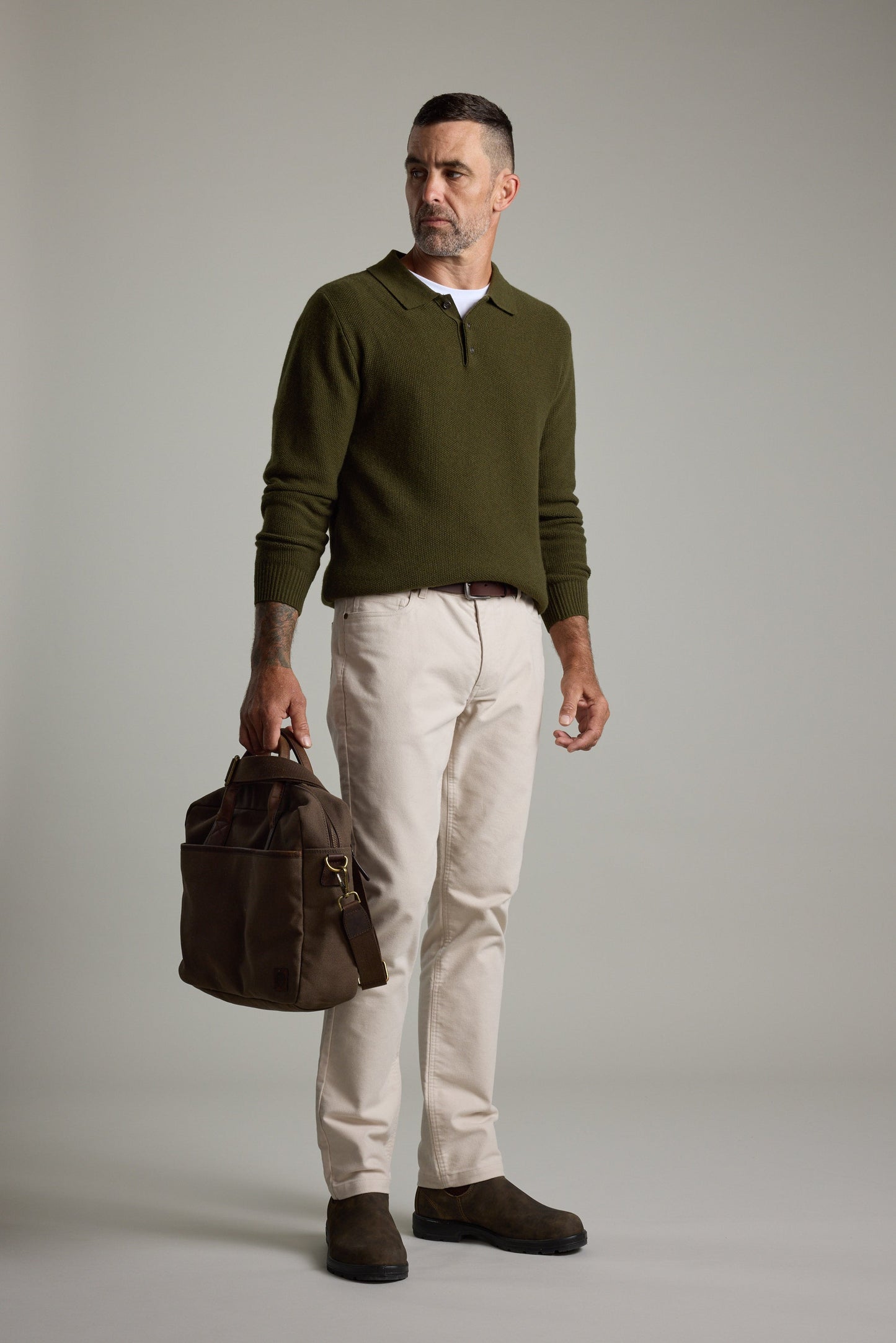 Ainsley Woollen Long Sleeve Polo