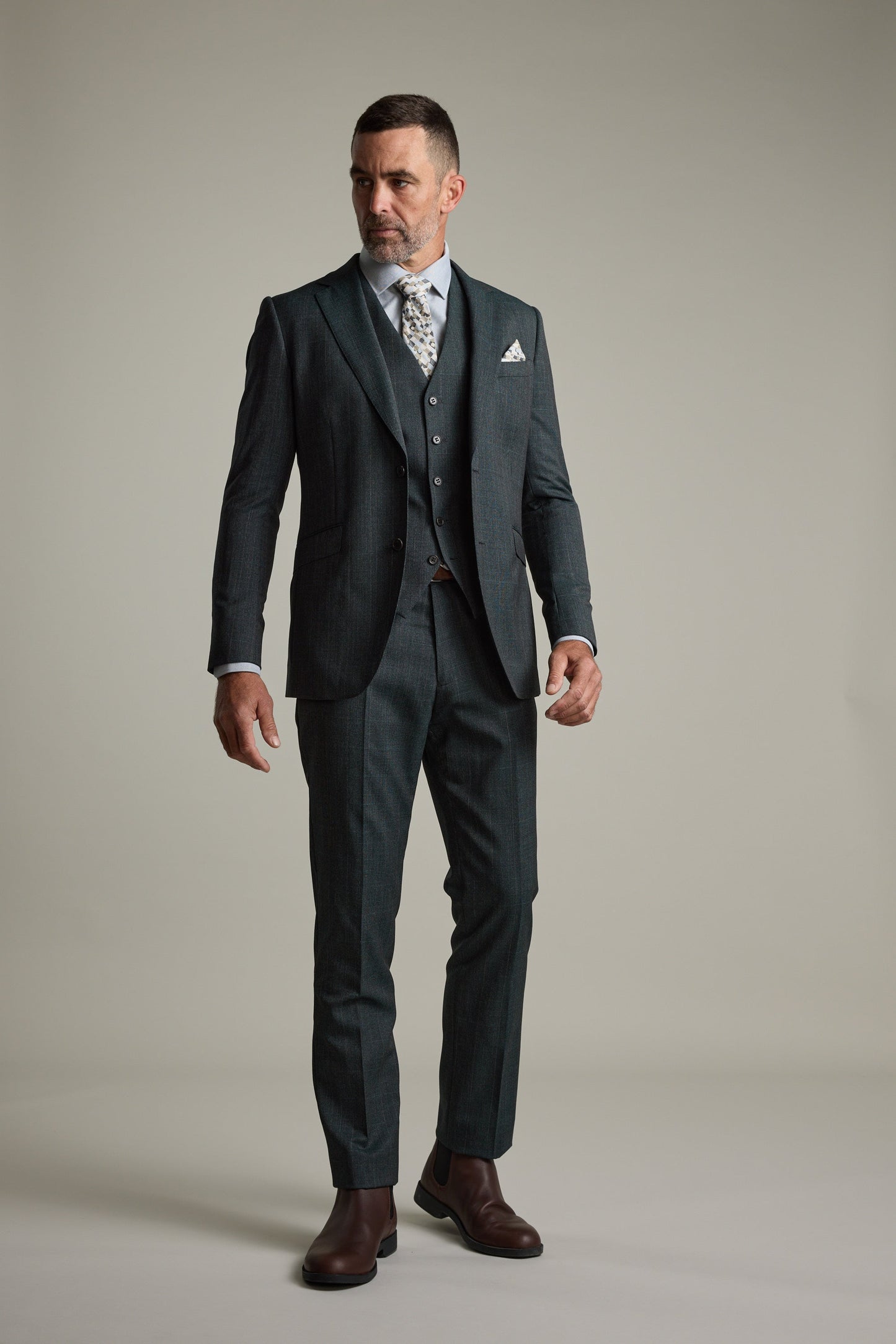 Anderson Check Suit Trouser