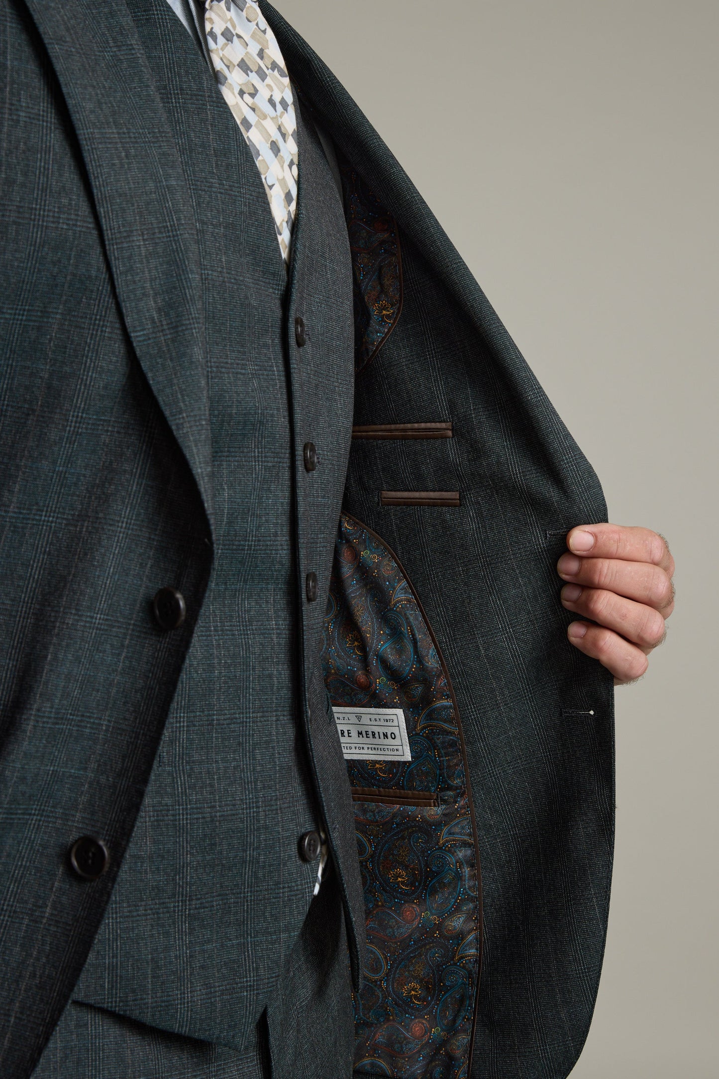 Anderson Check Suit Jacket