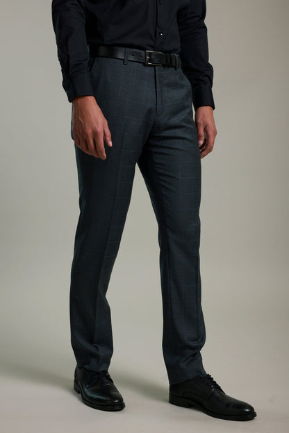 Highland Check Suit Trouser