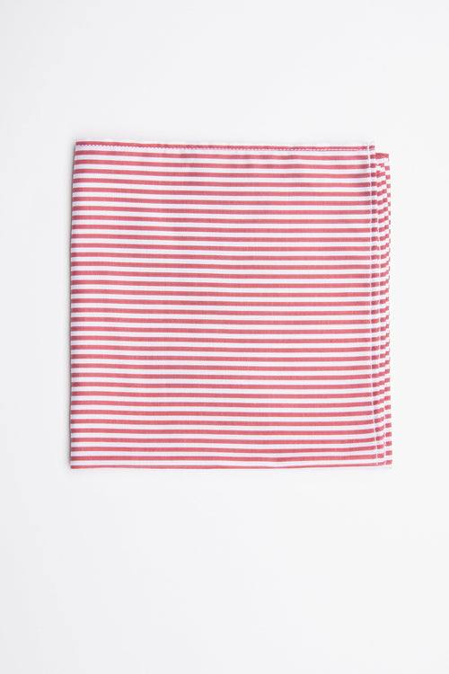 Nelm Stripe Pocket Square