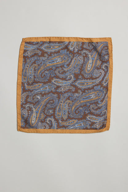 Parisian Paisley Pocket Square
