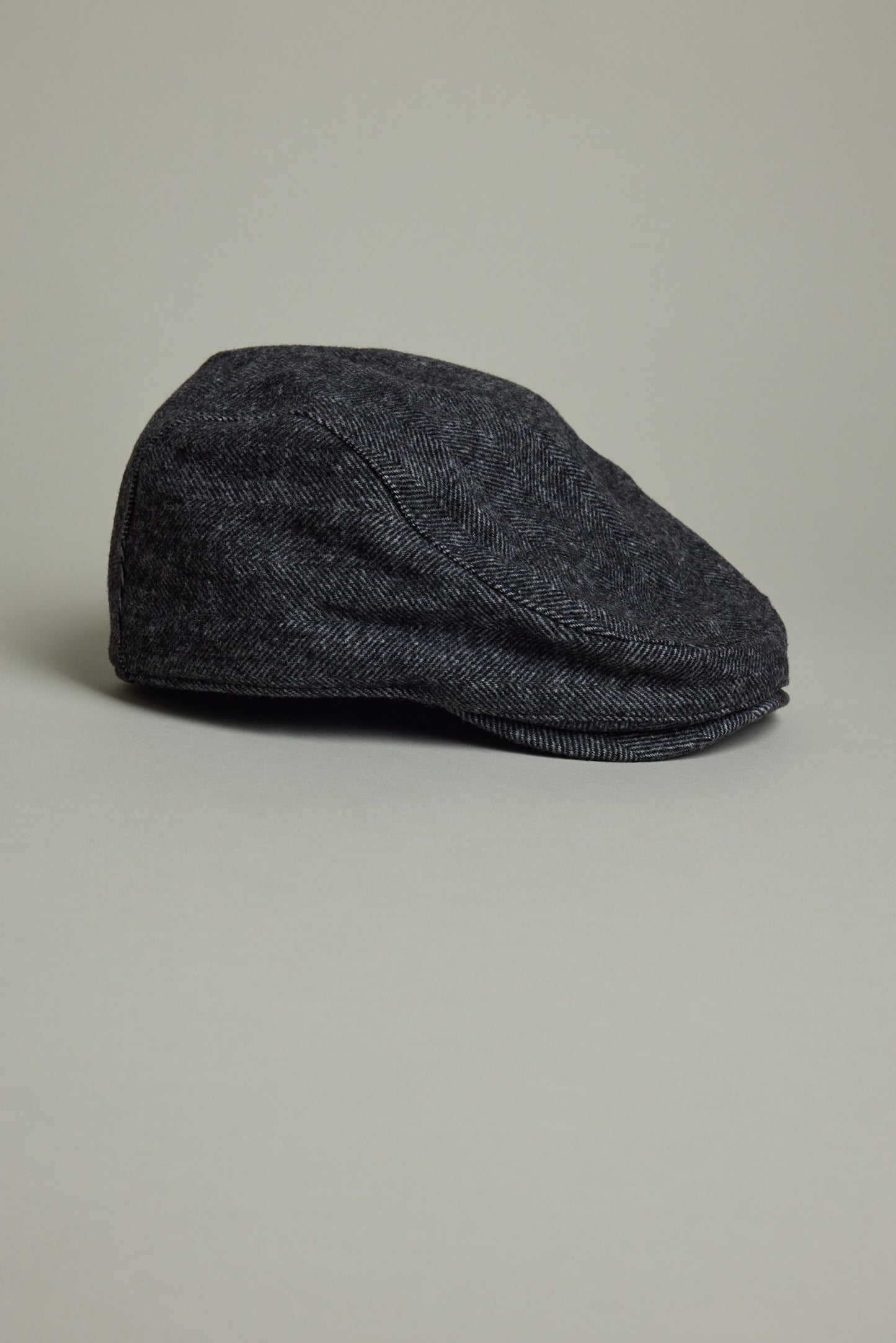 Willis Herringbone Flat Cap