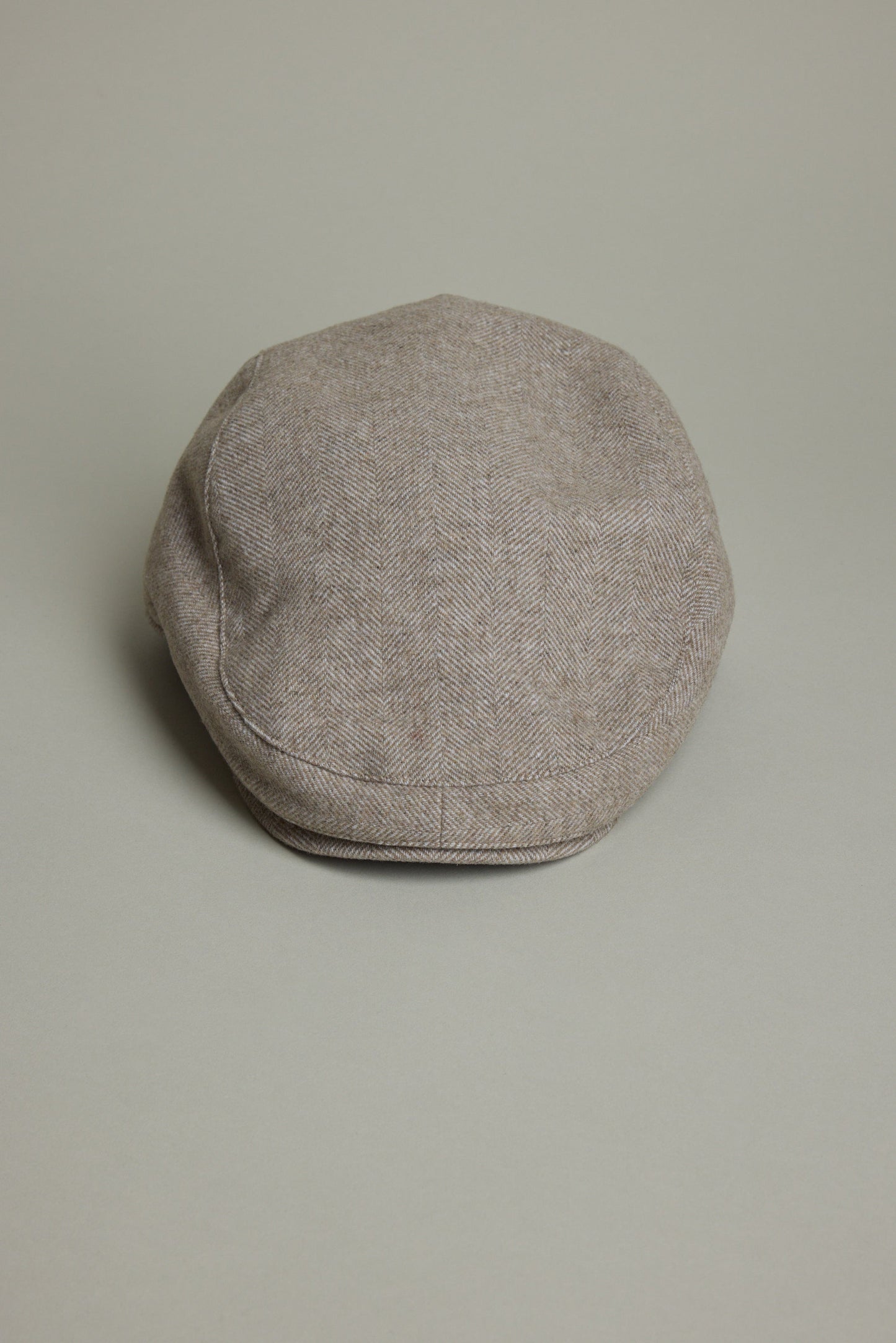 Willis Herringbone Flat Cap