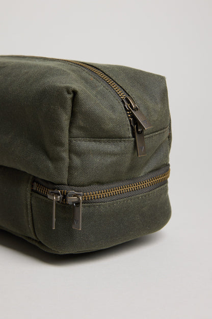 Benson Waxed Cotton Wash Bag