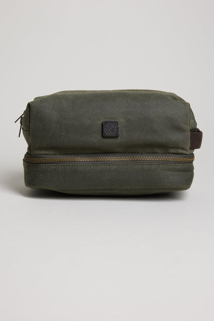 Benson Waxed Cotton Wash Bag