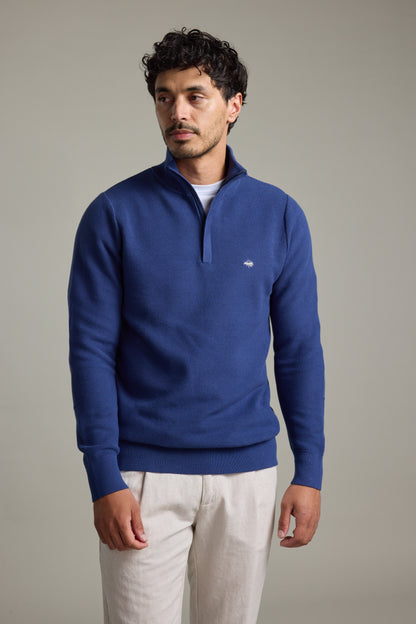 Gaston Cotton 1/4 Zip Sweater
