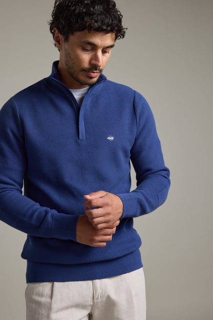 Gaston Cotton 1/4 Zip Sweater