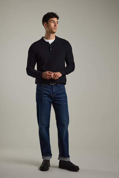 Ainsley Woollen Long Sleeve Polo