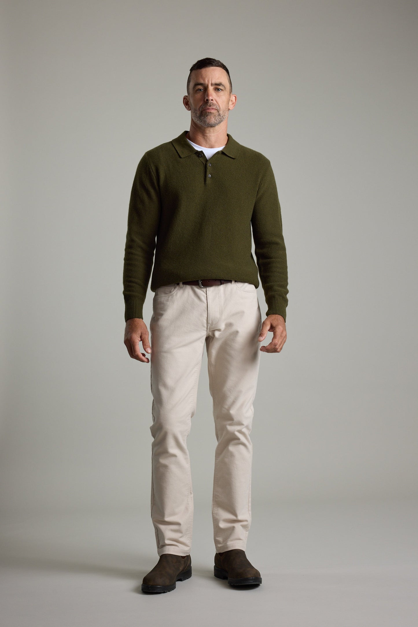 Ainsley Woollen Long Sleeve Polo