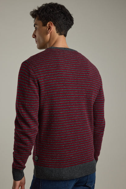 Thornley Stripe Merino Crew