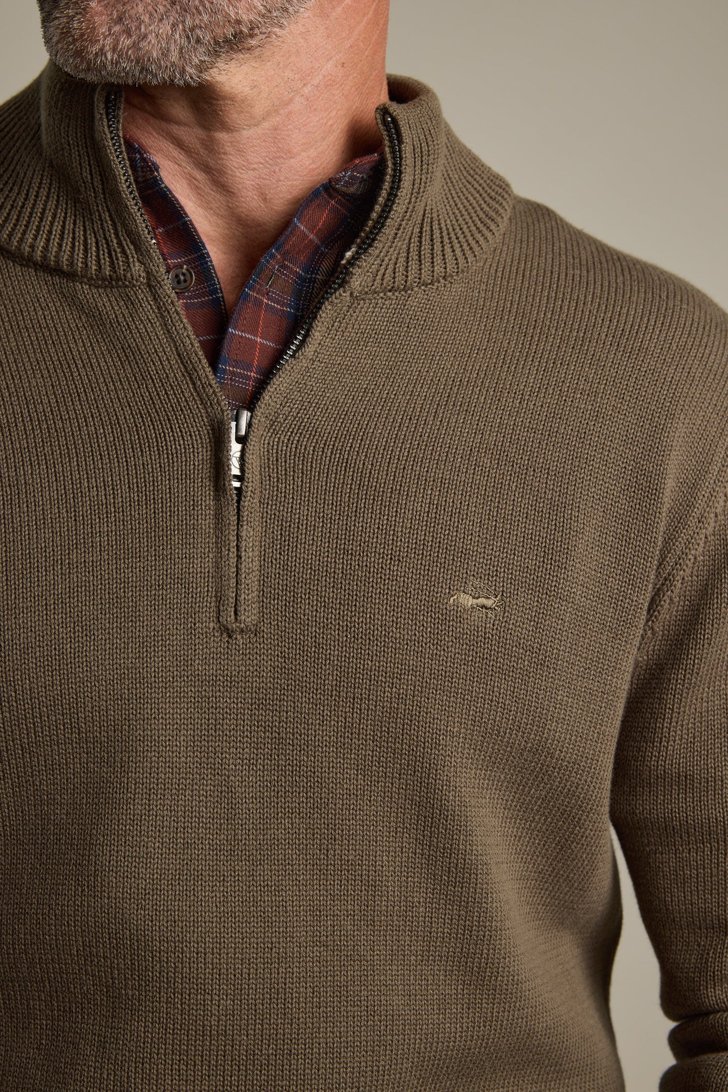 Anchor Cotton ¼ Zip
