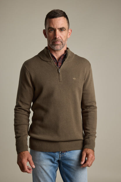 Anchor Cotton ¼ Zip