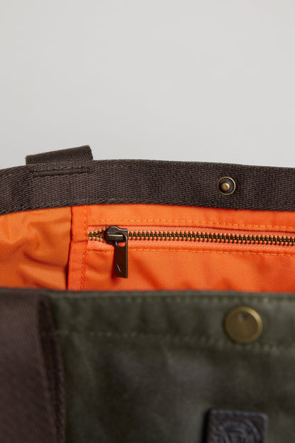 Benson Waxed Cotton Tote Bag