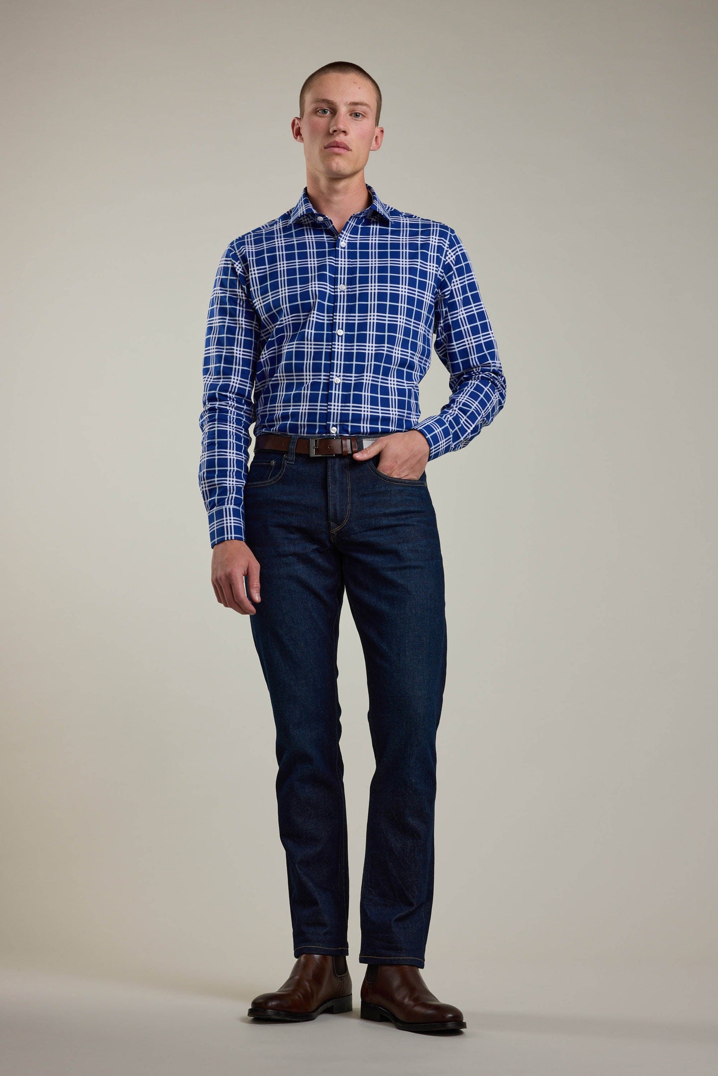 Sutton Check Business Shirt