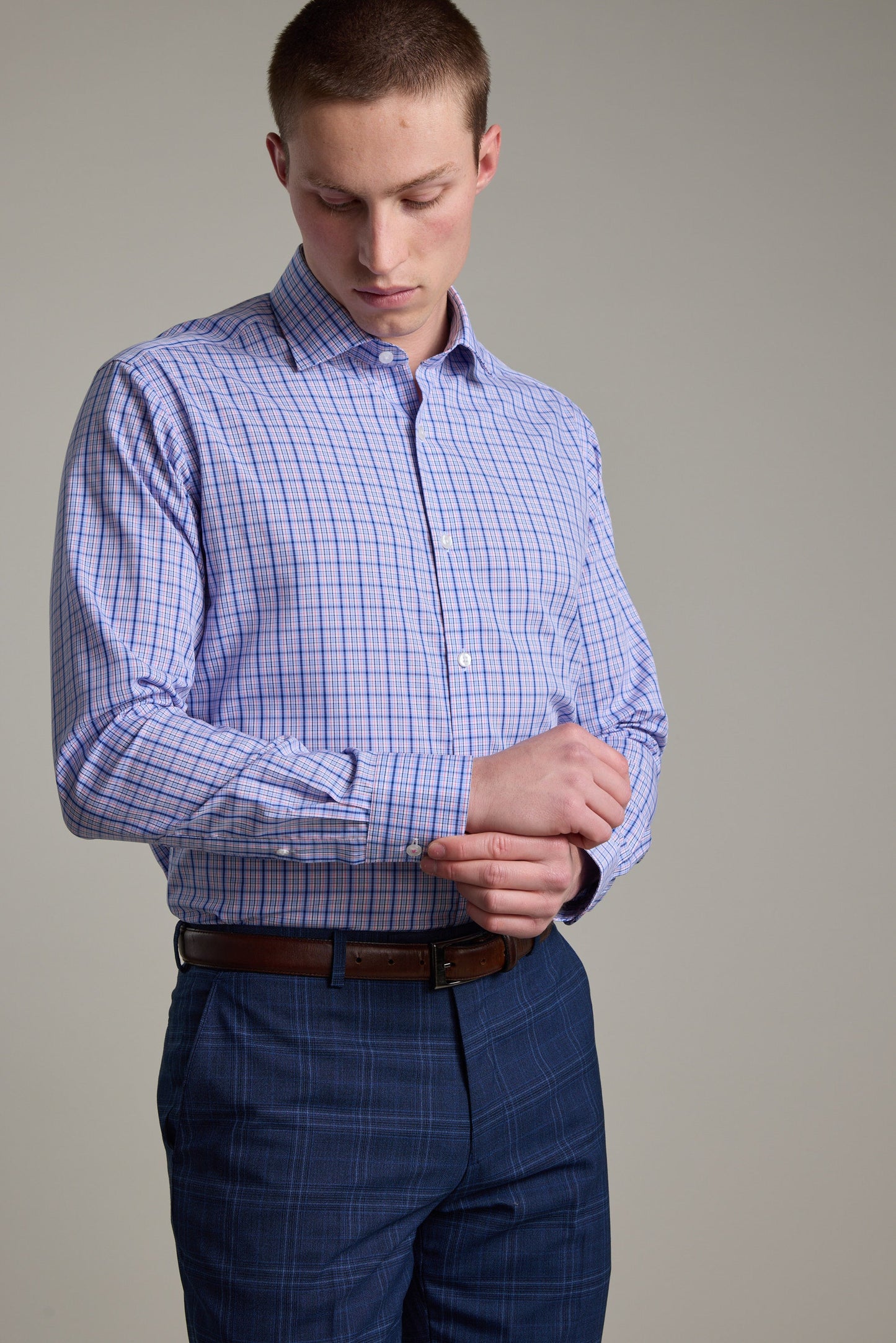 Denton Check Business Shirt
