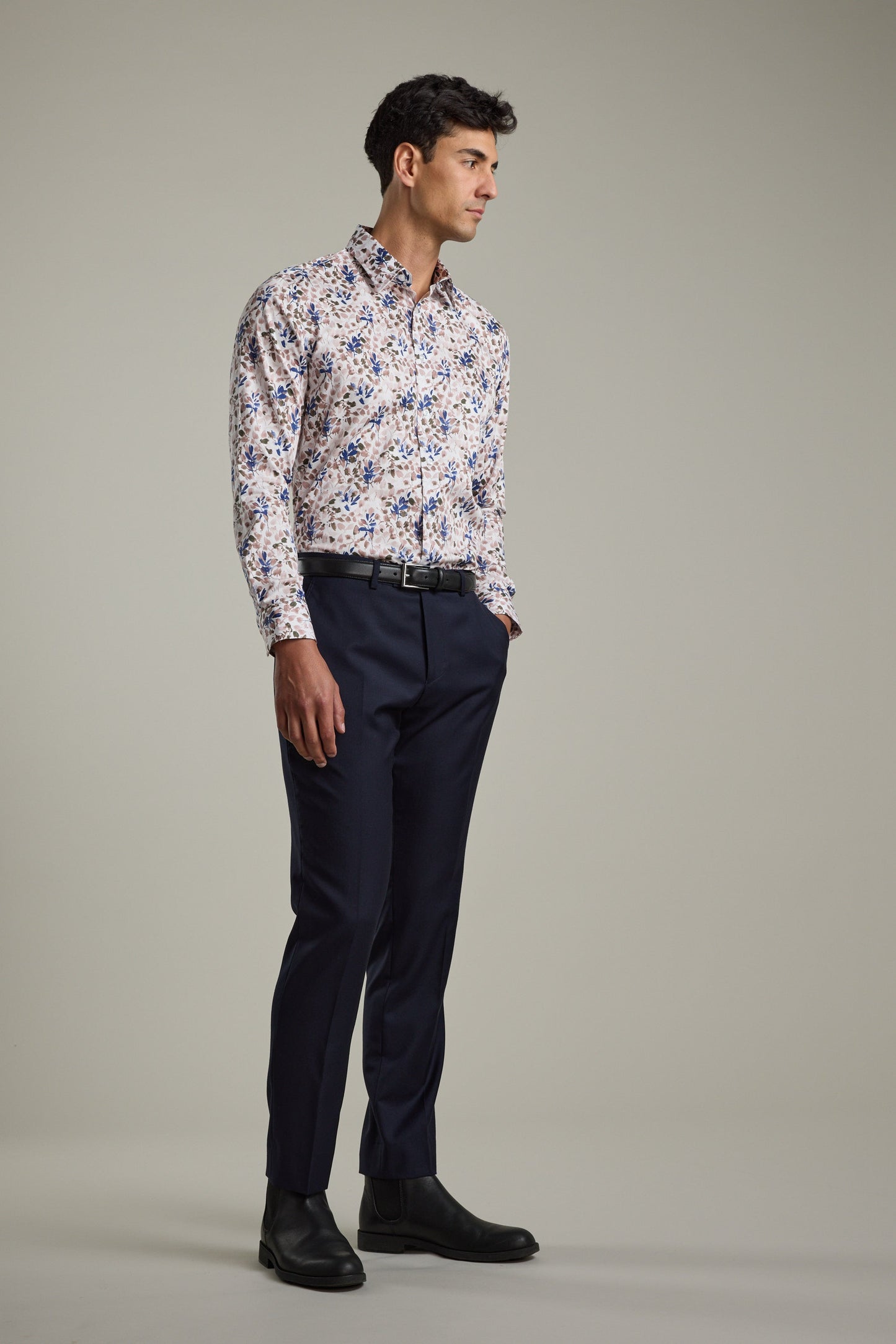 Lyon Print Business Shirt