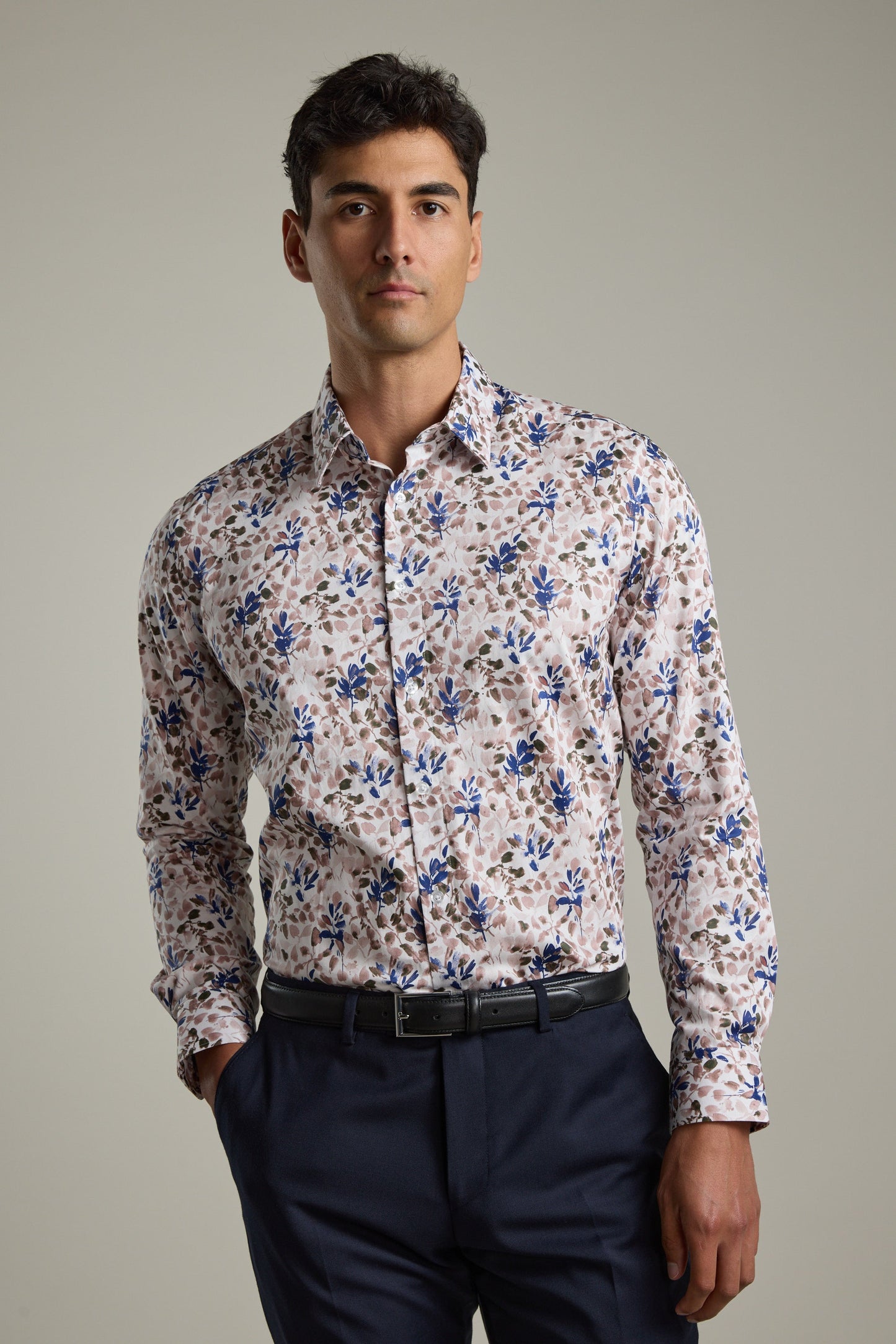 Lyon Print Business Shirt