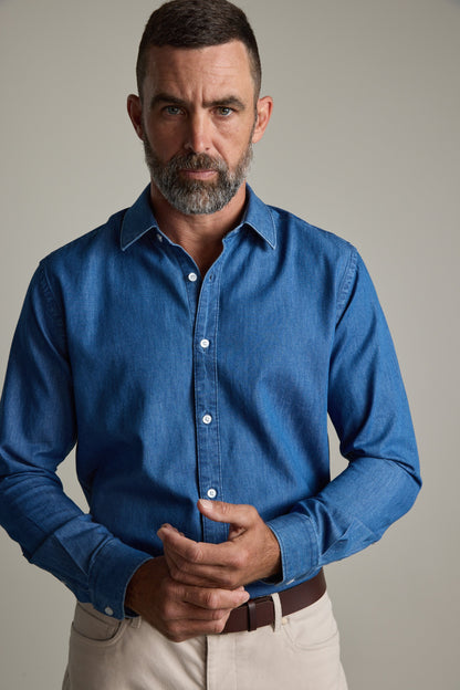 Wyatt Denim Business Shirt