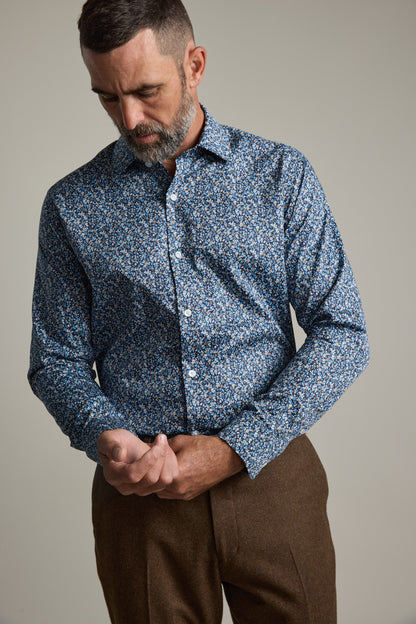 Heywood Print Business Shirt