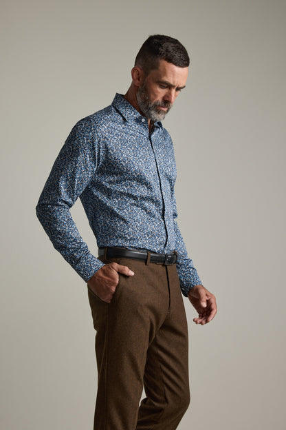 Heywood Print Business Shirt