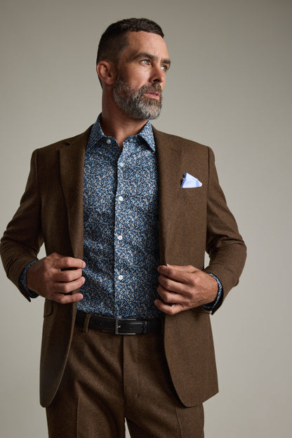 Heywood Print Business Shirt