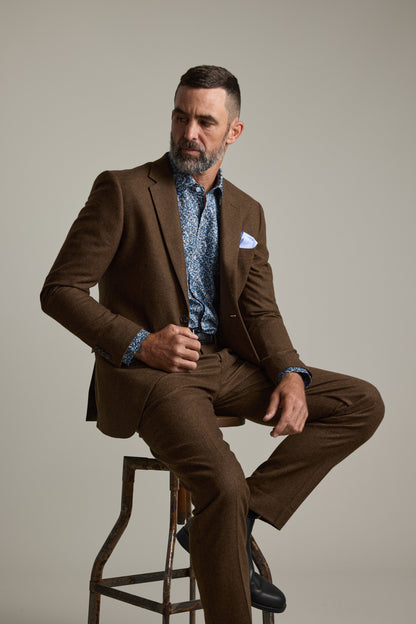 Heywood Print Business Shirt