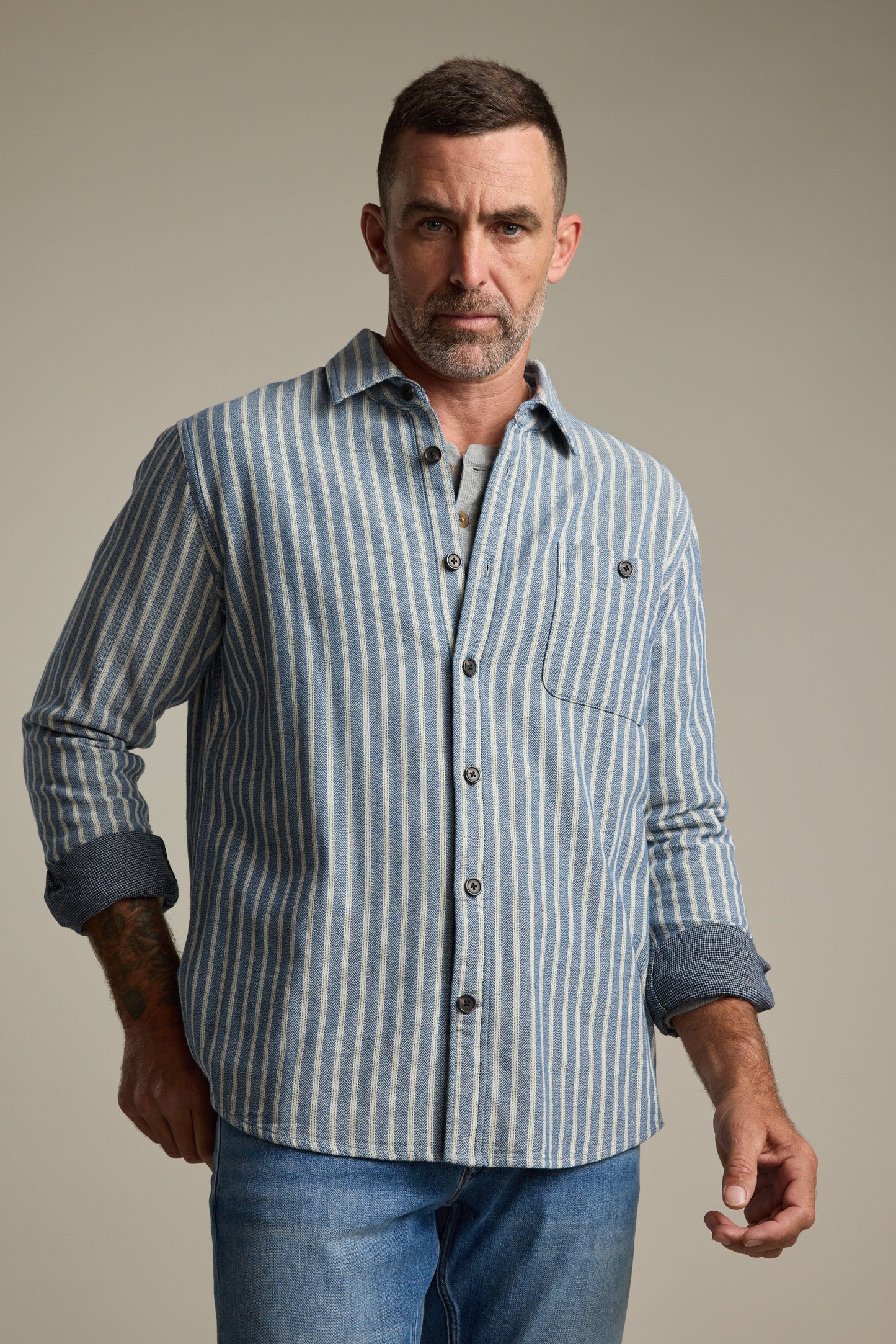 Faulkner Stripe Overshirt