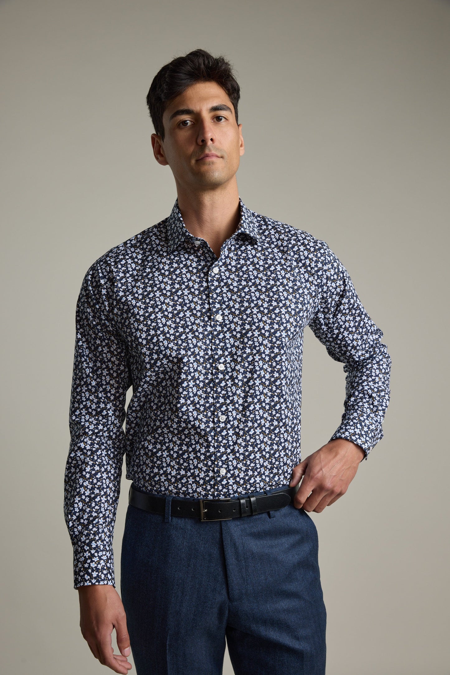Shelley Print Business Shirt