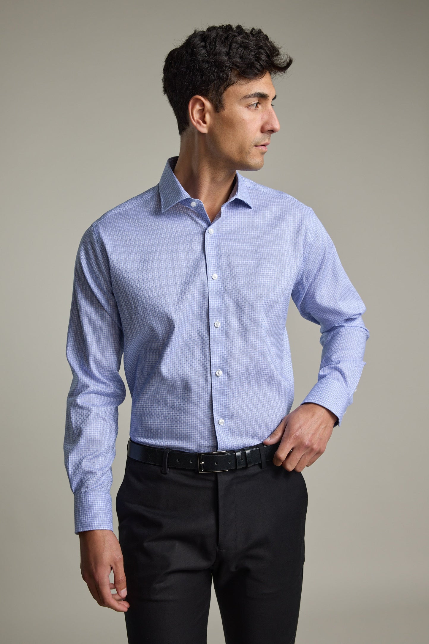 Clarence Texture Business Shirt