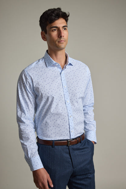 Moores Print Business Shirt