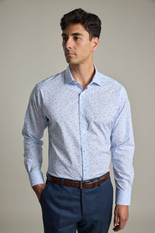 Moores Print Business Shirt