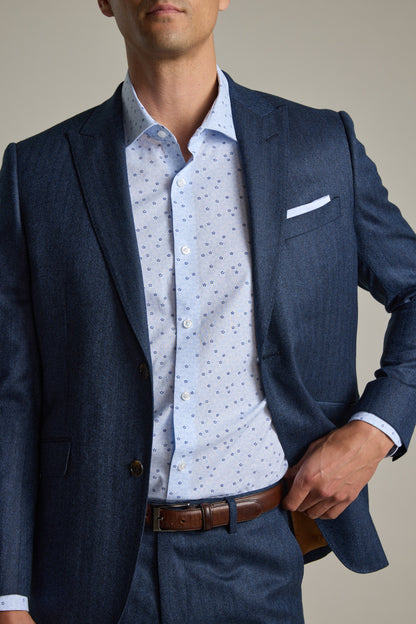 Moores Print Business Shirt