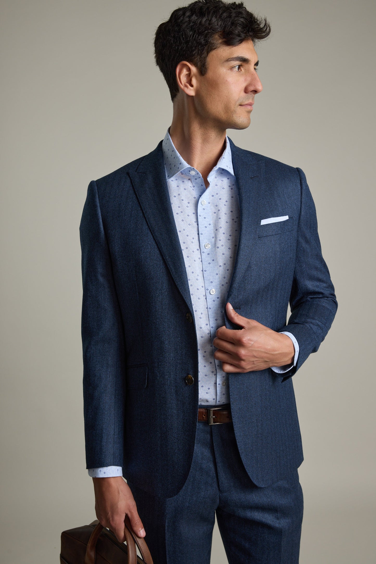 Moores Print Business Shirt