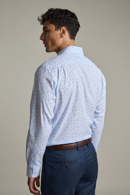 Moores Print Business Shirt