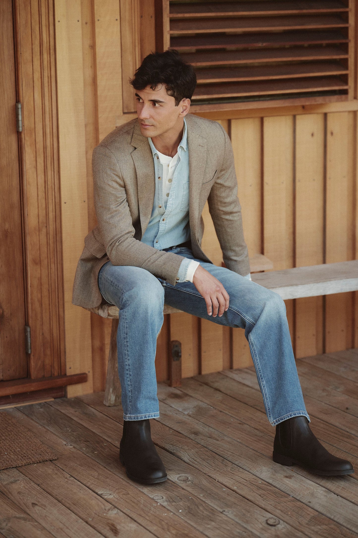 Owen Herringbone Blazer