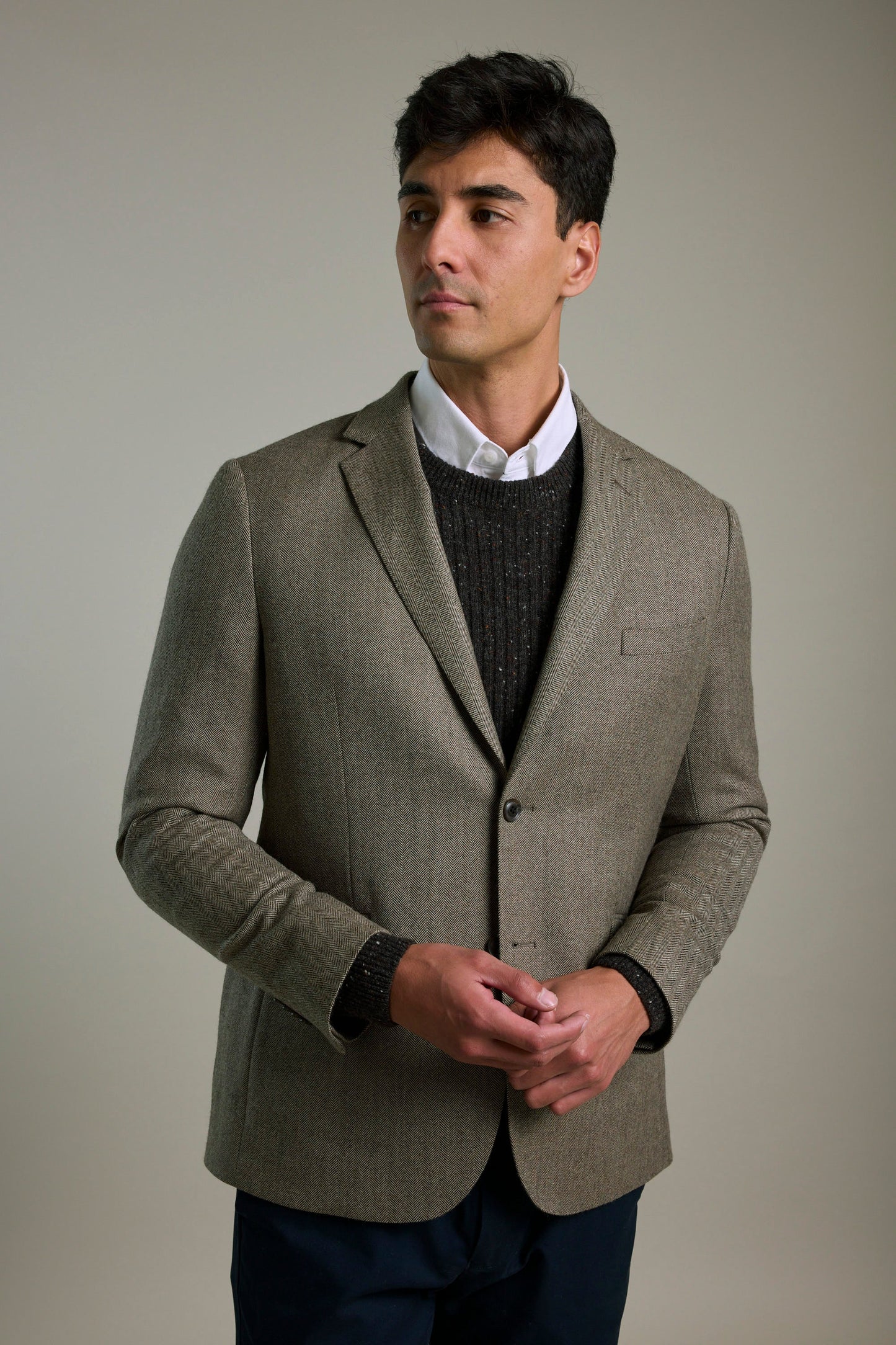 Owen Herringbone Blazer