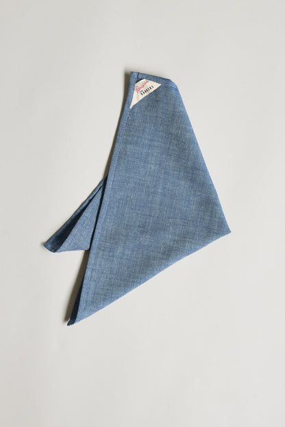 Parisian Denim Pocket Square