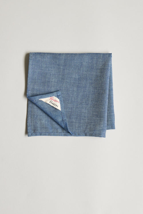 Parisian Denim Pocket Square
