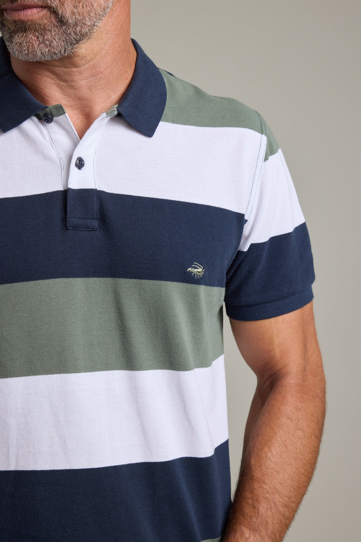 Regent Pique Stripe Polo