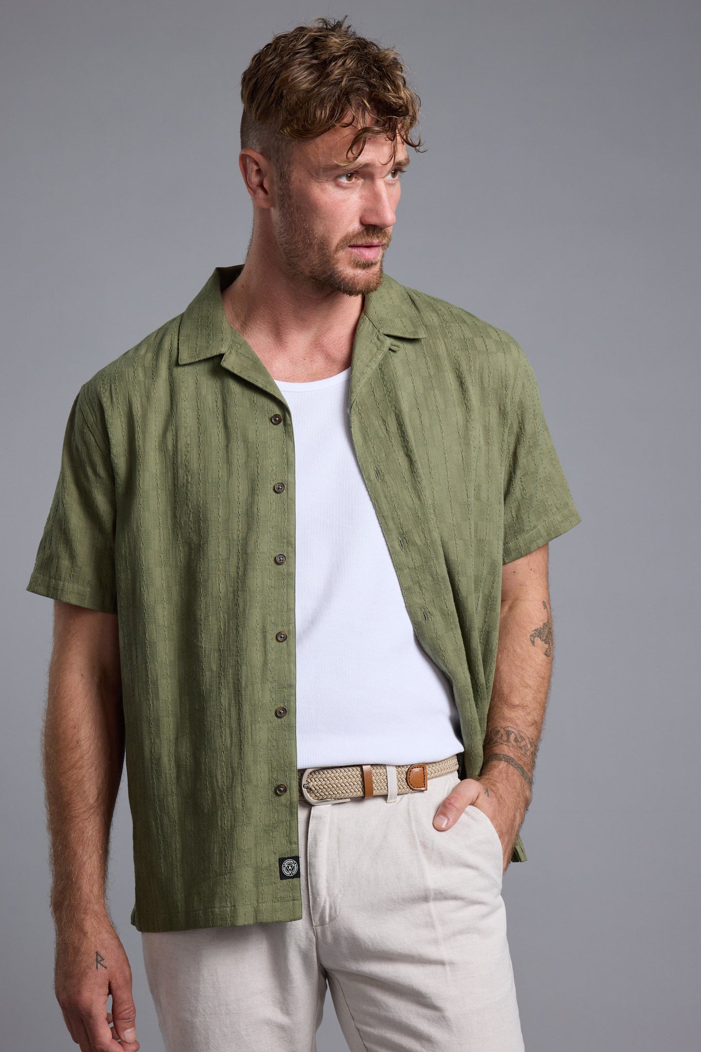 Otis Stripe Cuban Shirt