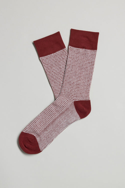 Houndstooth Check Sock